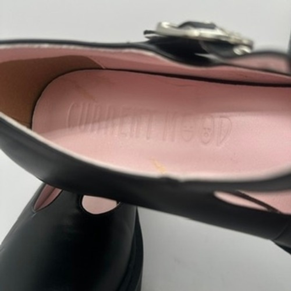 Current Mood Black Chunky Mary Jane Platform Shoes 9 - Picture 9 of 10